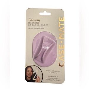 Case-Mate Glossy Magnetic Lip Gloss Holder | Purple | MagSafe Compatible